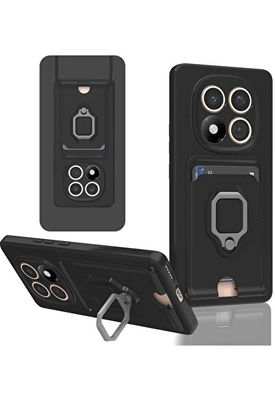 Hulyomer Hub حافظة هوليومر لشاومي ريدمي نوت 14 برو 4G مع حامل بطاقات زوما وحل...