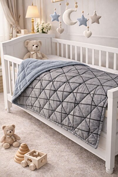 Binna Soft Baby Pure Pamuklu Silikon Dolgulu Çift Taraflı Yorgan