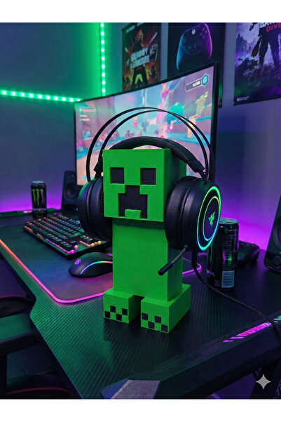 Plodna House Стойка за геймърски слушалки - дизайн „Зелено пълзящо растение“ ...
