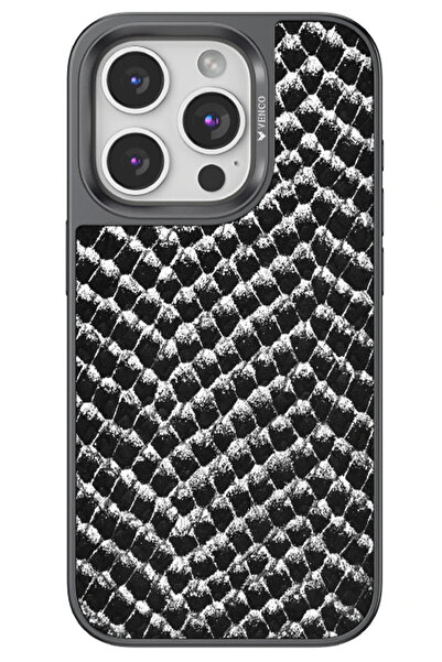 mrkon غطاء فينكو آيفون 14 برو فايبر - أسود RSMRK34-ESRDNS