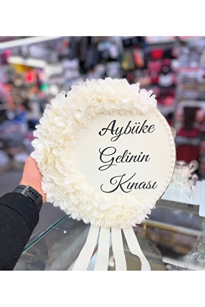 DEF Lazer çiçekli uv baskı gelin defi