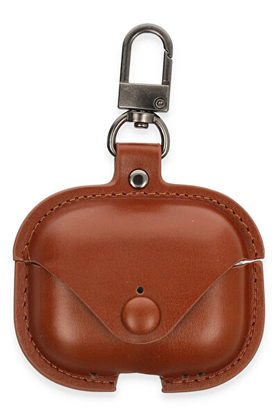 BSN STİL حافظة جلدية لـ BSNSHOP Airpods 3 (الجيل الثالث) - لون أسمر 1058986