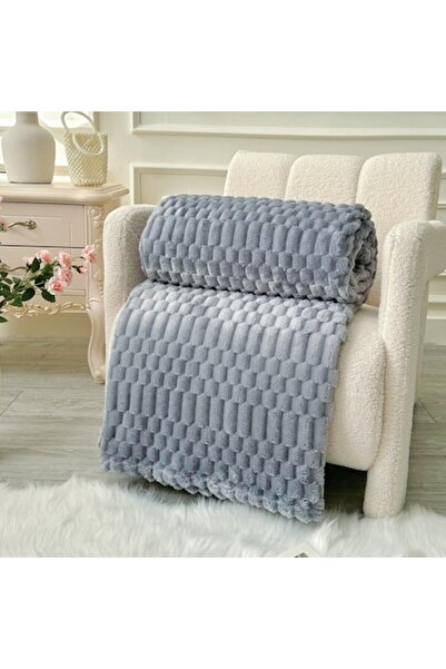 OEM Cocolino Blanket, Embossed Model, Uni, 200x230cm, Blue Gray