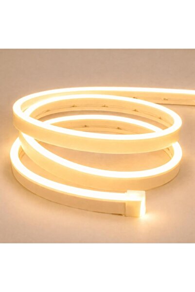 SAKİN ENERJİ Neon Şerit Led 12V Volt Esnek Silikonlu Aydınlatma+ Fiş Dahil Ta...