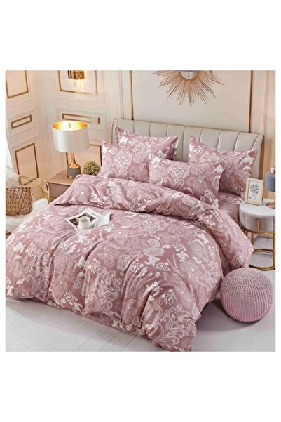 JOJO HOME Bed Linen, Jojo Home, Floral Print, 6 Pieces, 2 Persons, 245x250cm,...