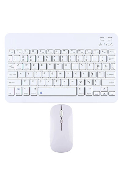 NovStrap Samsung Galaxy Tab A11 / A11 Plus ile Uyumlu Türkçe Q Bluetooth Klav...