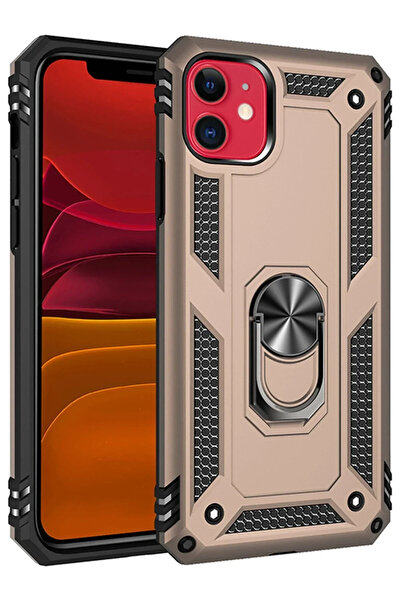 BSN STİL غطاء سيليكون من BSNSHOP مع حلقة صوفيا - ذهبي 1058986