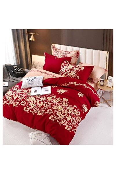 JOJO HOME Set de cearșafuri pentru pat dublu cu elastic, Jojo Home, 6 piese, ...