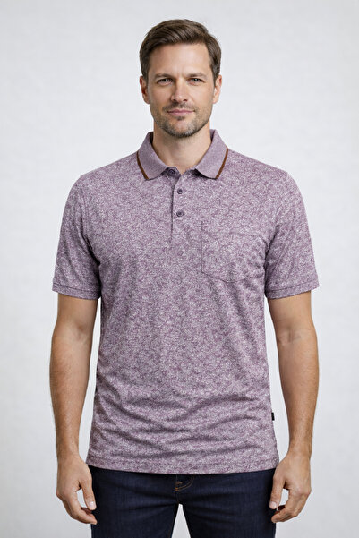 YAKAMEL تي شيرت رجالي بياقة بولو وأكمام قصيرة من مجموعة بابا، مقاس عادي، مناس...