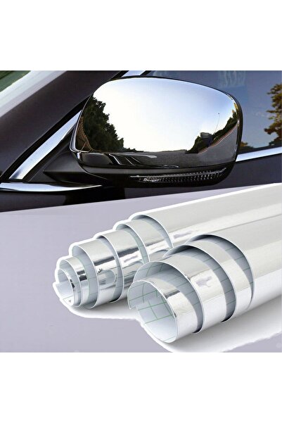 Avex Set 2 bucati folie cromata pentru lipirea oglinzilor sau a altor ornamen...