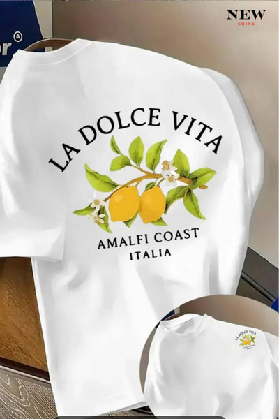 New Shine LA DOLCE VITA IMPRIMAT UNISEX tricou
