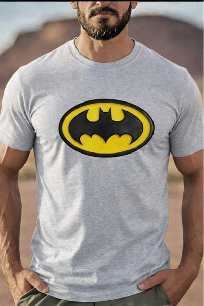 New Shine Μπλουζάκι Unisex με στάμπα Μπάτμαν