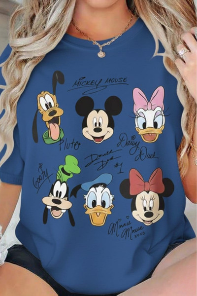 New Shine MICKEY ȘI GOOFY IMPRIMAT UNISEX tricou