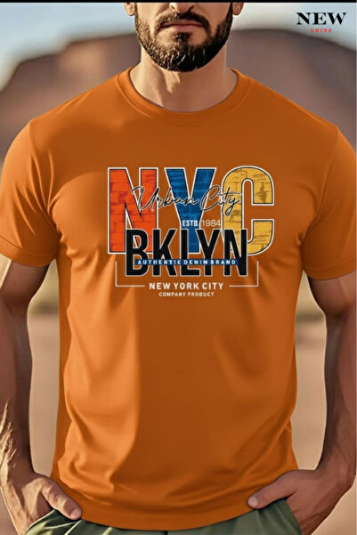 New Shine NYC BROOKLYN IMPRIMAT UNISEX tricou