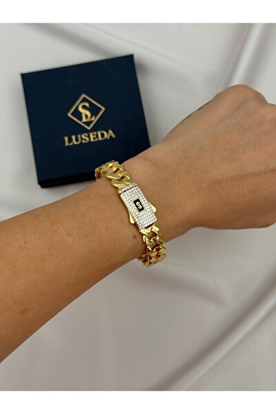 Luseda VIP Zirkon Taşlı Gurmet Kelepçe Bileklik