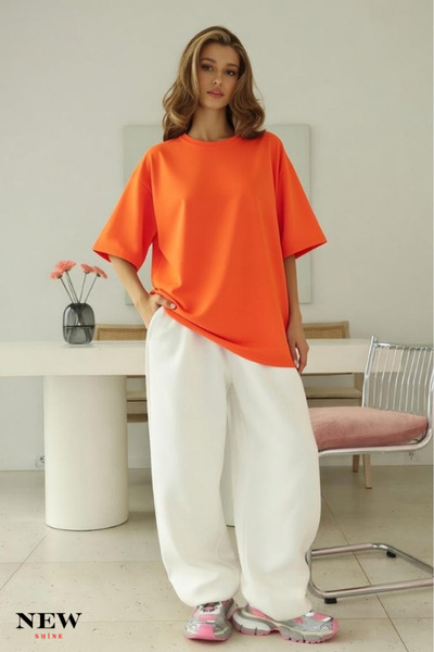 New Shine تي شيرت عادي للجنسين