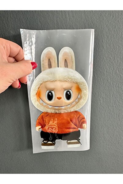 Gönülden Tasarım Iron-On Labubu Transfer Print Arma 19X11 cm Orange