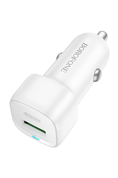 Borofone USB-C + USB-A 38W Alb