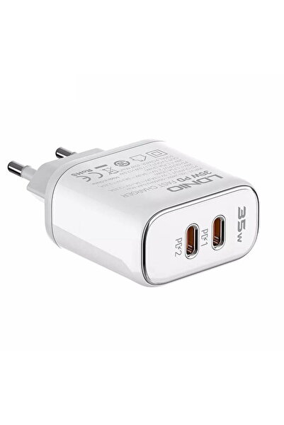 LDNIO 28332, 35 W, 2x USB-C, Alb