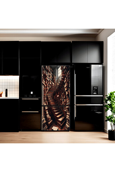 Avex Folie imprimata color pentru decor Frigider, dimensiune 200 x 90cm, mode...