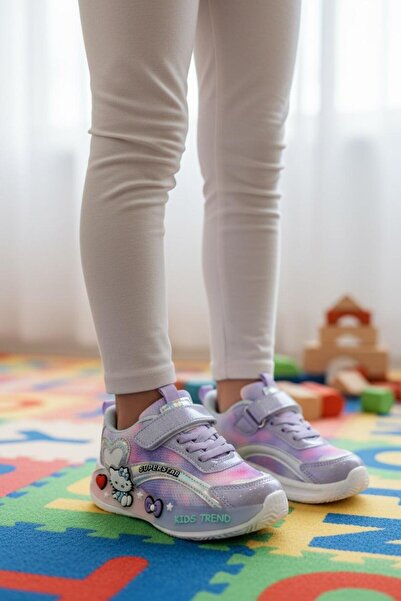 Tuğba Ortopedi 010 حذاء رياضي مريح للفتيات باللون الأزرق/الأرجواني