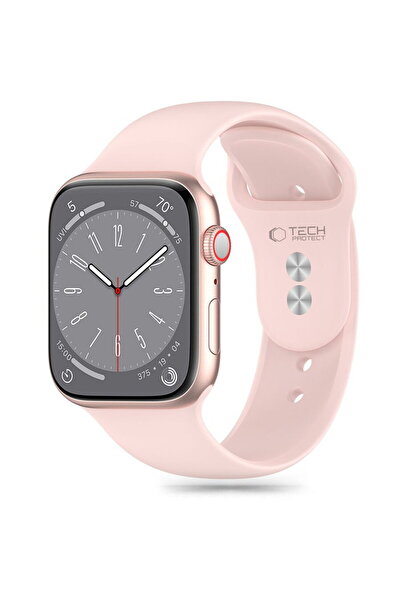 Tech-Protect Curea Silicone pentru Apple Watch 41mm / 40mm / 38mm Series, Roz
