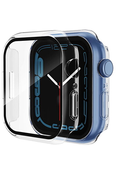 Techsuit Husa pentru Apple Watch 7 (45mm) + Folie - Defense360 Pro - Clear