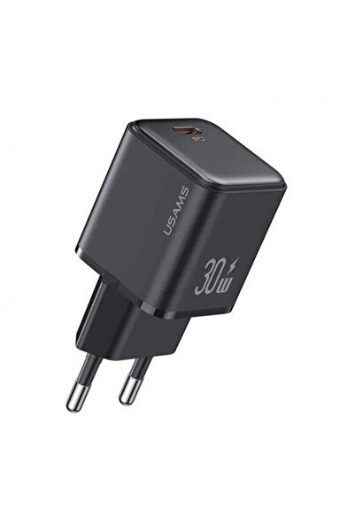Usams USA001282 Încărcare rapidă USB Tip-C GaN 30W Negru