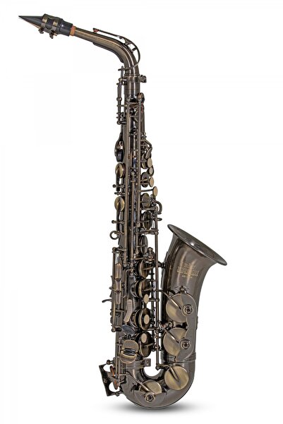 Roy Benson AS-202A Alto Saksafon (Antik) | Eskitilmiş Bronz Vintage Tarz