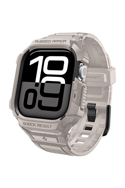 Spigen Husa pentru Apple Watch 10 42mm / Watch 11 42mm + Curea - Rugged Armor...