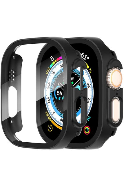 Techsuit Husa pentru Apple Watch Ultra / Ultra 2 + Folie - Defense360 Pro - B...