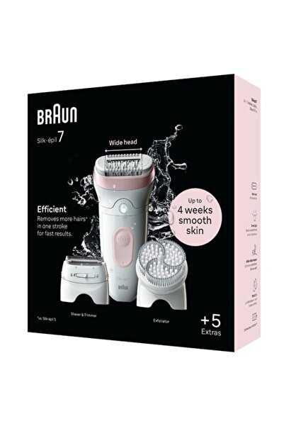 Braun SE7060, 2 viteze, 40 pensete, Alb