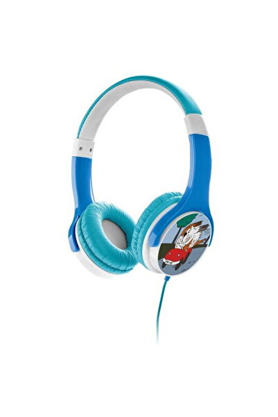 Gogen MAXISLECHYB boys' headphones, limited volume 90 dB, 8 stickers Blue