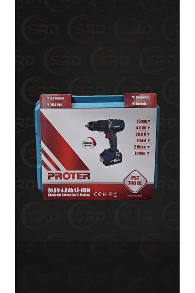 Proter Kömürsüz Darbeli (13MM) Şarjlı Matkap