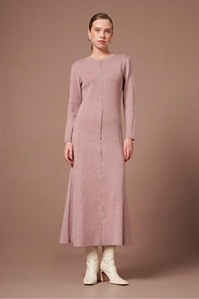 FTZ WOMEN Women's Stone Detail Dress Lilac 25253