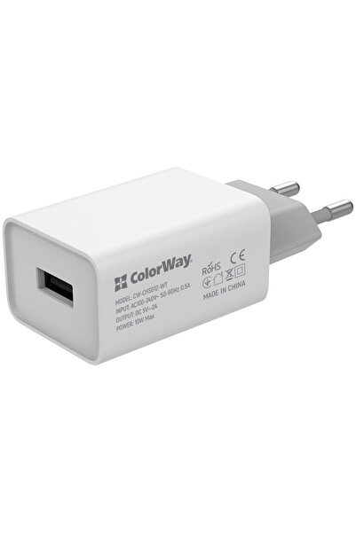 ColorWay KF2347540 USB-A 2A CW-CHS012-WT 10W Alb