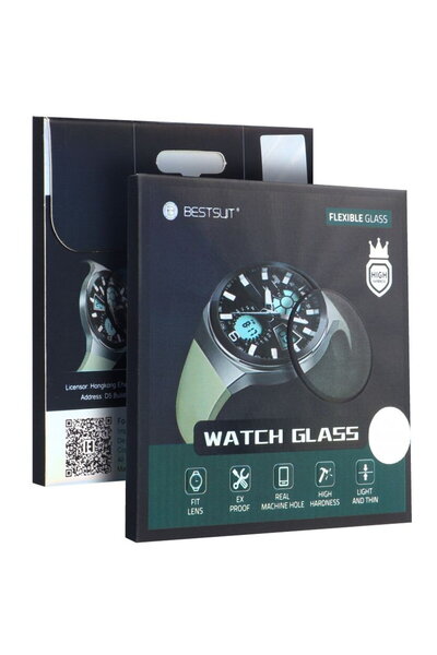 BestSuit Folie Protectie pentru Samsung Galaxy Watch Ultra, Sticla Flexibila,...