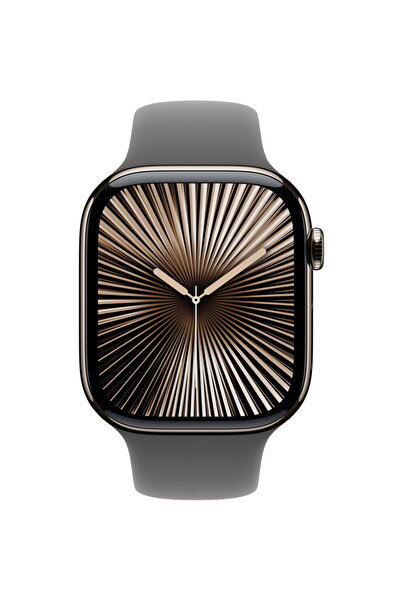 Apple Watch 10 GPS + Cellular, Carcasa Titanium Slate 46mm, stone grey sport ...