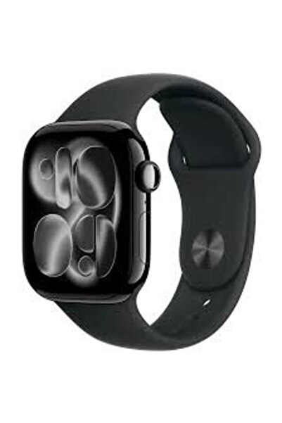 Apple Carcasă din aluminiu negru intens de 46 mm pentru ceasuri seria 11 GPS ...