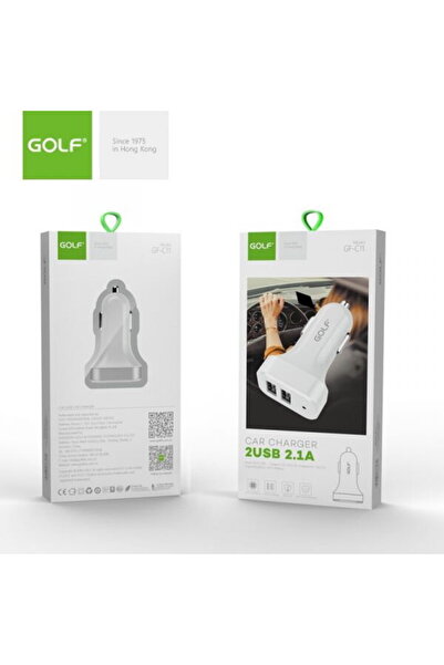 Golf Alimentator (Incarcator) de la auto (12-24V) la 2 x USB 1x2,1A 1x1A GF-C...