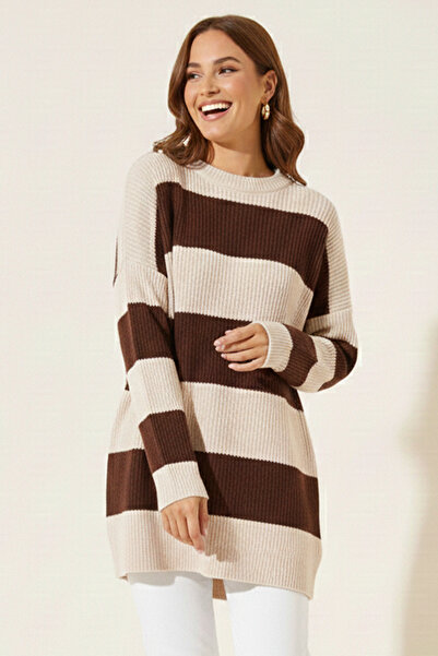 benguen Casual Thick Knitwear R4511 Brown
