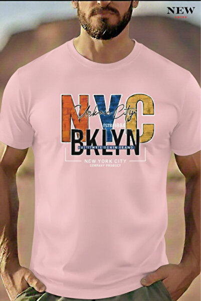 New Shine NYC BROOKLYN IMPRIMAT UNISEX tricou