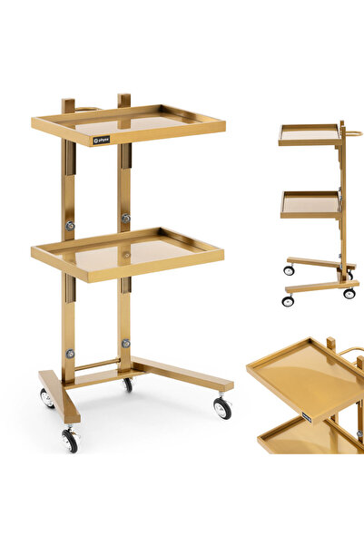 Other Cărucior metalic pentru cosmetice de coafură cu 2 rafturi, 40 x 86 x 50...