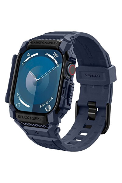 Spigen Rugged Armor Pro, navy blue - Apple Watch 10 42mm