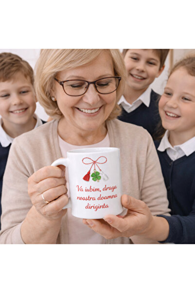 OEM Martisor mug for the headmistress, We love you our dear headmistress, TIP...