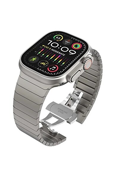 Dexmon Watch 11-10 46mm 6 7 8 Se Ultra Uyumlu 42 44 45 49mm Titanyum Çelik Pa...