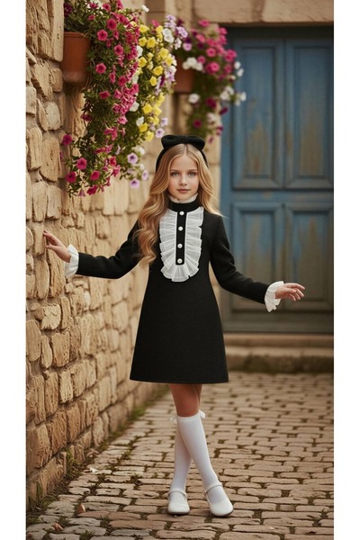 Bisahane Κοριτσίστικο φόρεμα με βολάν