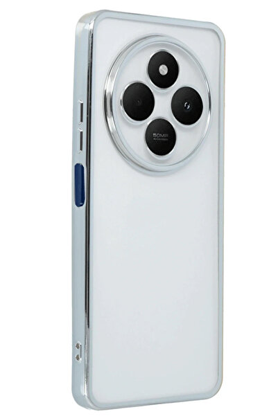 Hulyomer Hub حافظة هوليومر لشاومي ريدمي 14C من السيليكون مع عدسة - فضي 1185576