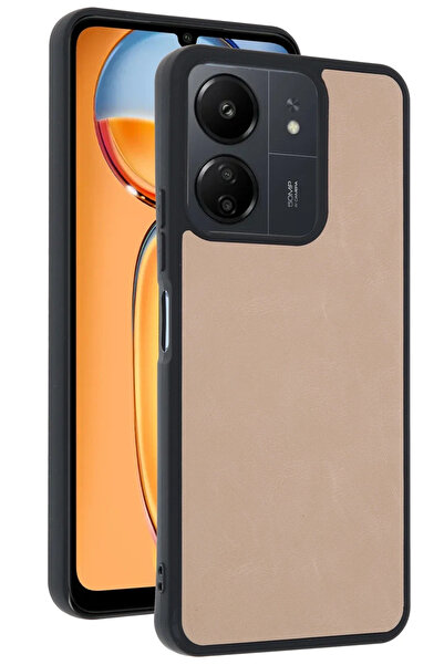 BSN STİL غطاء جلدي لهاتف شاومي ريدمي 13C من BSNSHOP - لون بودرة 1058986