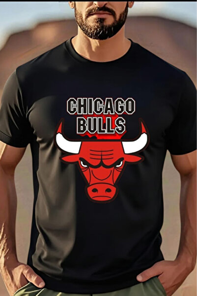 New Shine CHICAGO BULLS IMPRIMAT UNISEX tricou